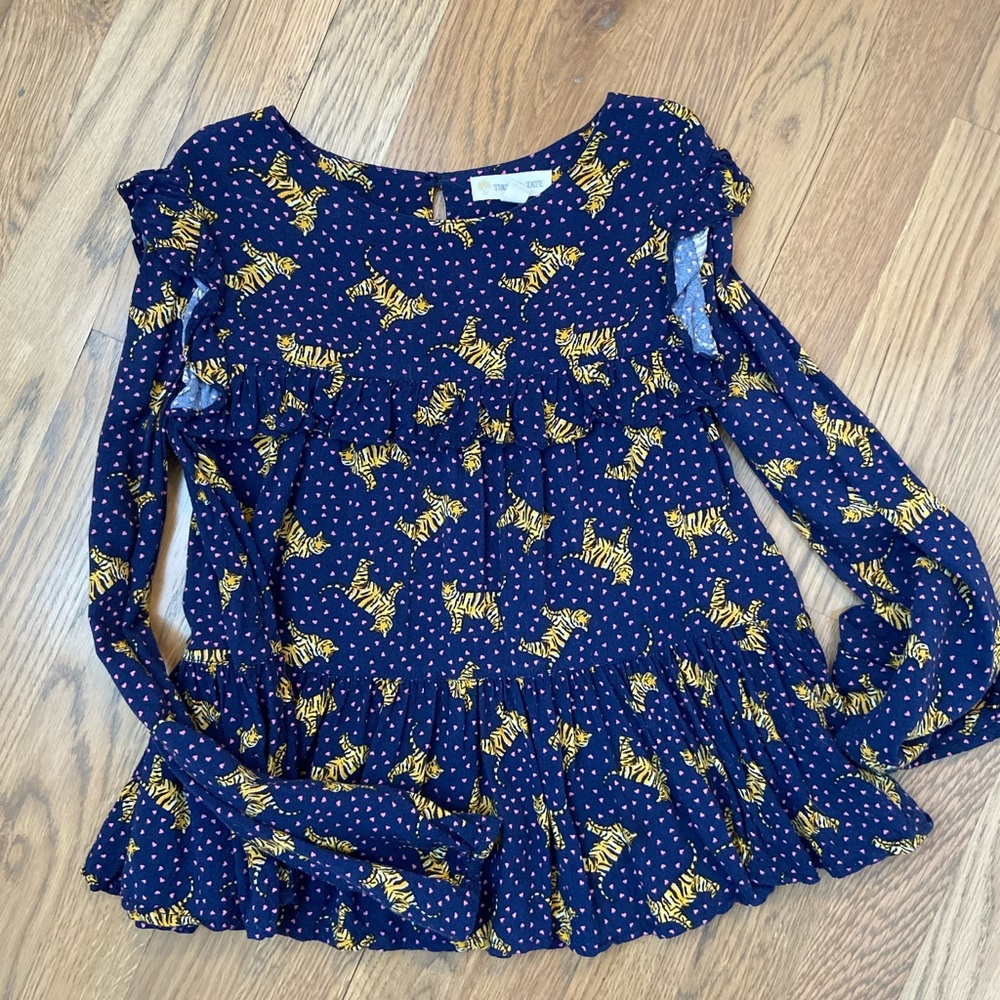 Girls tiger blouse